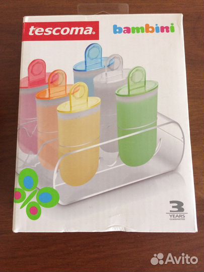 Формочки для мороженого Tescoma bambini 6шт