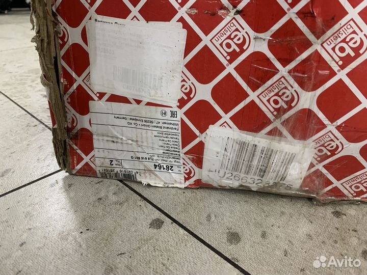 Задние тормозные диски febi