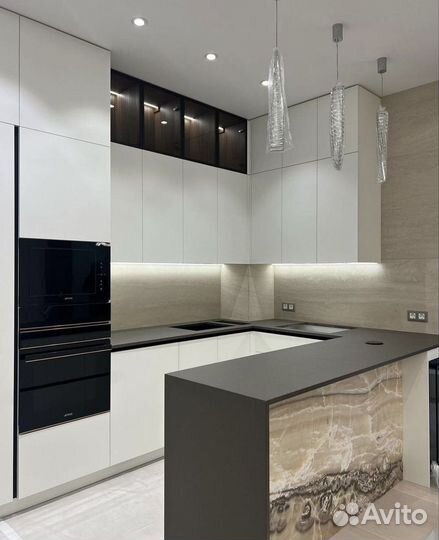 Кухня с подсветкой на заказ