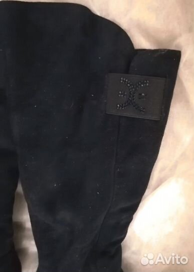 Сапоги женские зимние замшевые 37