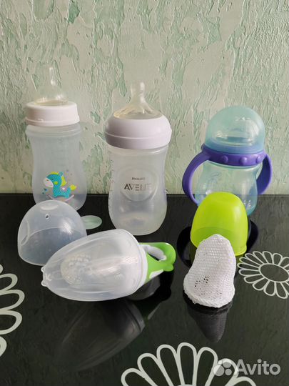 Ниблер, бутылочка для кормления Avent, поильник