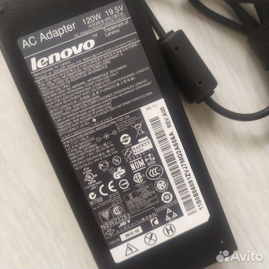 Блок питания для моноблока Lenovo 120W 19.5V 6.15A