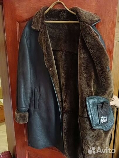 Кожаная дубленка мужская