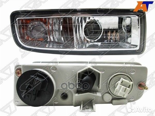 Фара противотуманная lexus LX470 98-07 RH хром