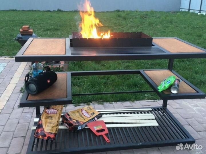 Мангал, мангал с казаном, мангал с крышей под ключ