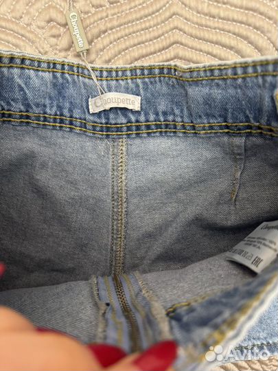 Choupette футболка и джинсовые шорты 134/140