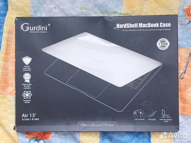 Чехол для macbook air 13 до 2017