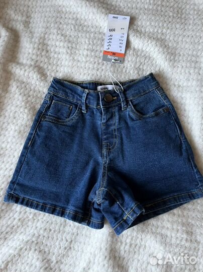 Новые шорты для девочек sinsay 98