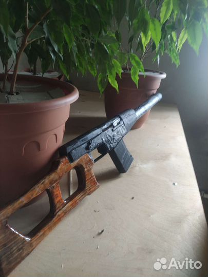 Макет автомата всс винторез из дерева