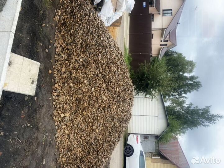 Щебень, песок