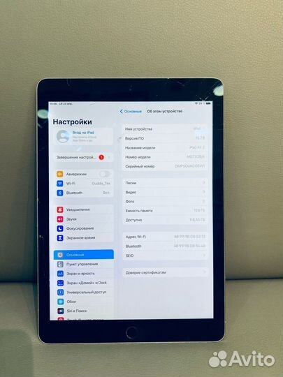 Планшет, Apple iPad Air 2 128Gb Wi-Fi