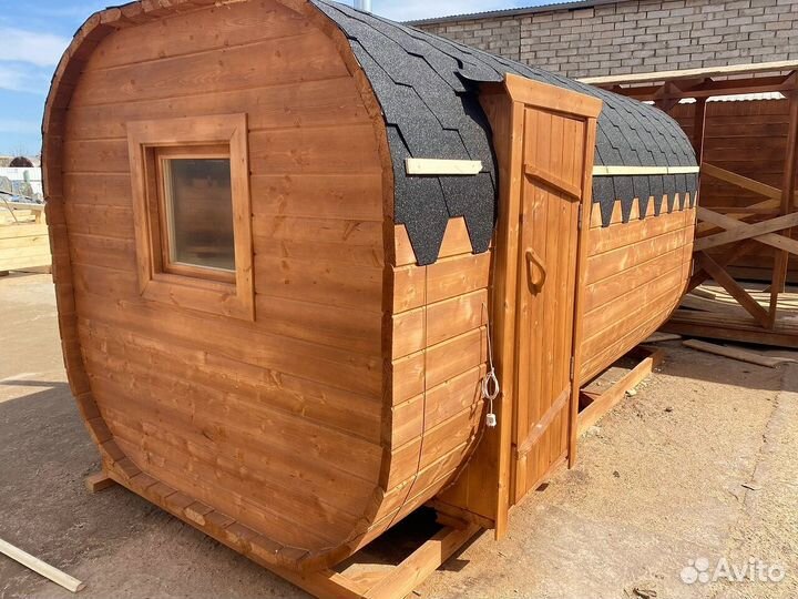 Баня бочка квадро в наличии