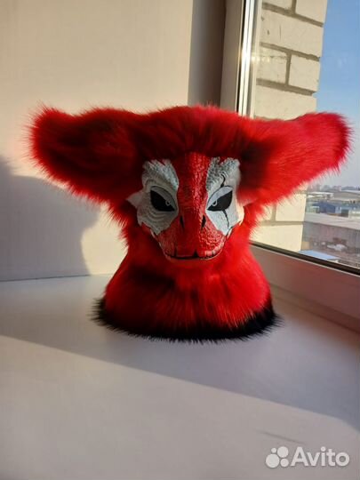 Маска раптора фурри