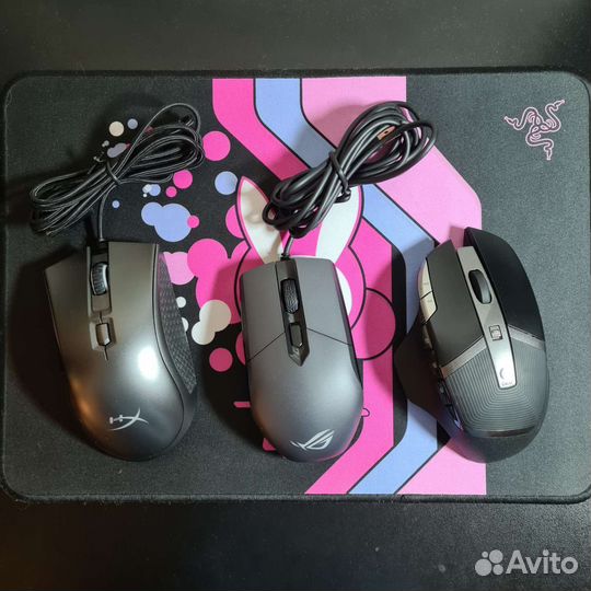 Мышка для компьютера / HyperX - ROG - Logitech