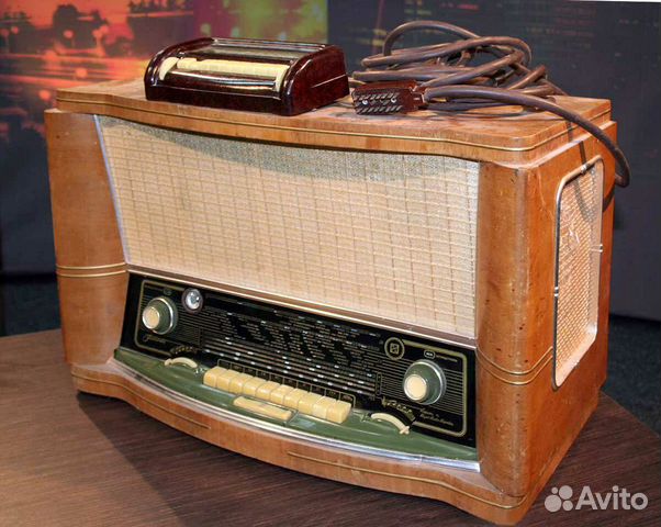Что можно сделать из старой радиолы Радиоприемник фестиваль СССР 1950-е с пультом купить в Обнинске Электроника Авит