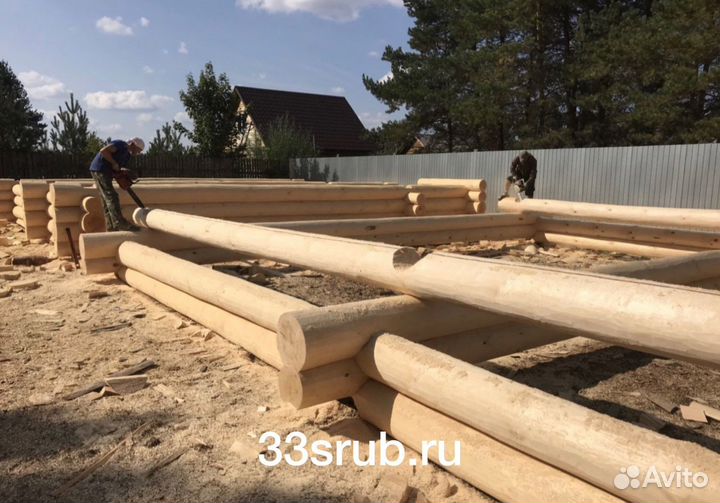 Срубы. Дома из бревна ручной рубки