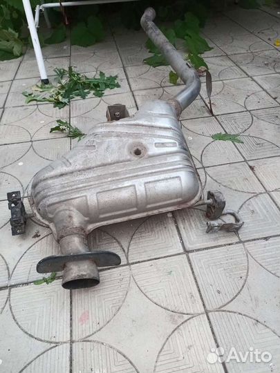 Глушитель mercedes 164