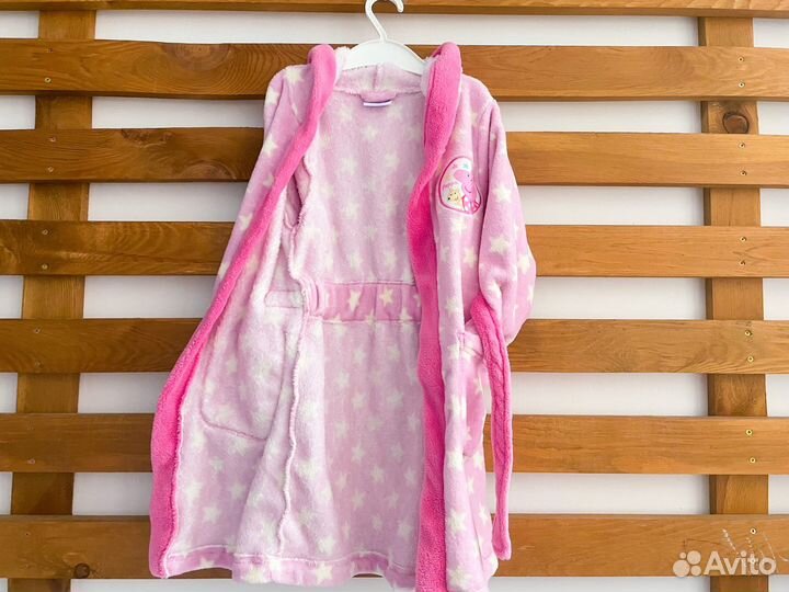 Халат детский махровый для девочки 104-110