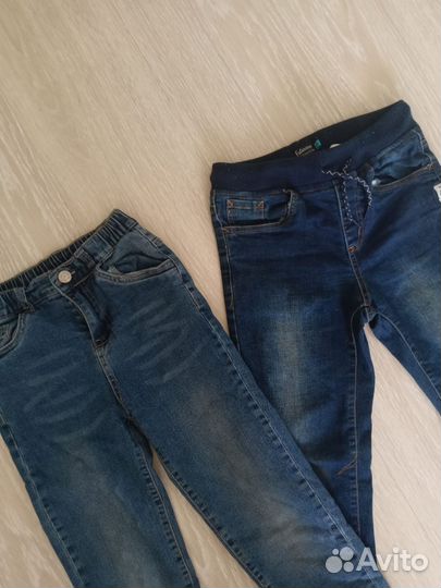 Утеплённые джинсы