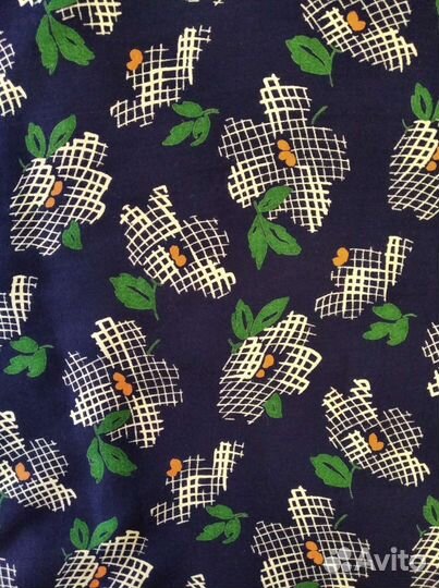 Отрез винтажной ткани СССР (штапель)