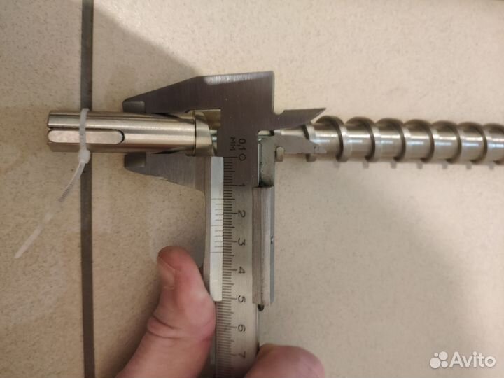 Шнековая пара для филамента, прутка, нити 3Д