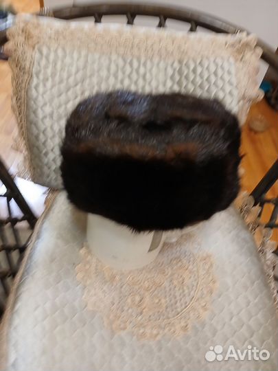 Норковая шапка мужская