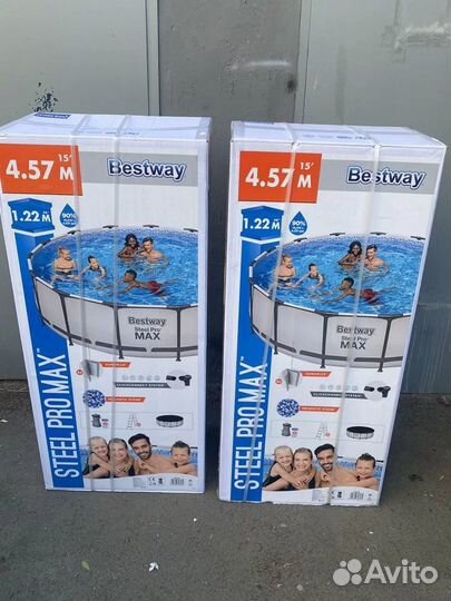 Каркасный бассейн 457 122 Бествей 56438