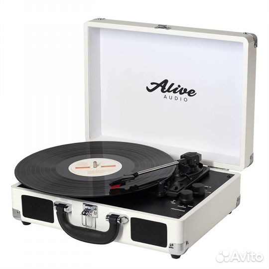 Виниловый проигрыватель alive audio glam milk