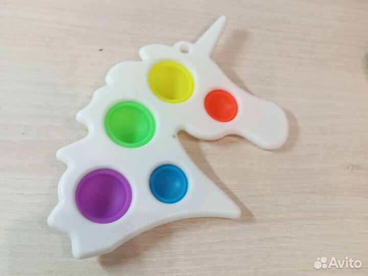 Игрушка антистресс, поп ит единорог