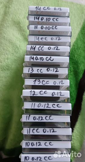 Ресницы, изгибы C, CC, D