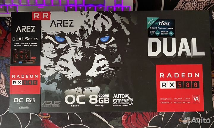 Видеокарта Asus Rx580