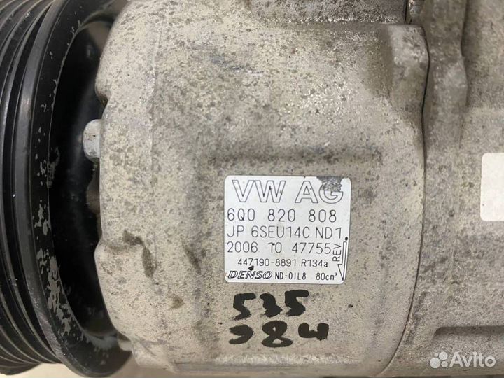 Компрессор системы кондиционирования Skoda Fabia 6