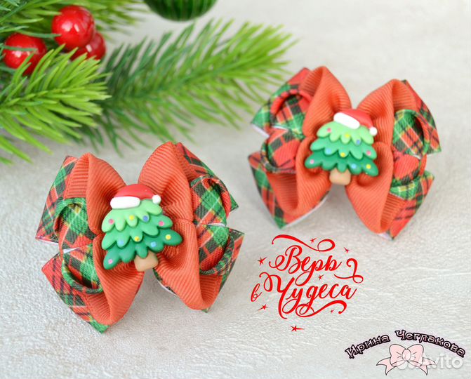 Бантики на первые хвостики, резинки, заколки