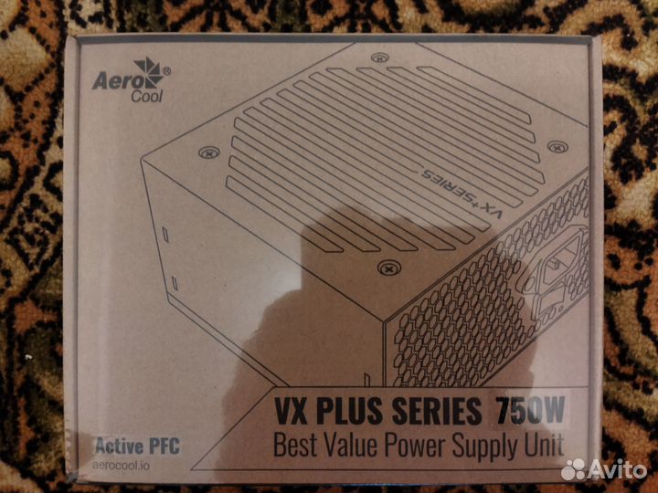 Блок питания Aerocool VX plus 750W