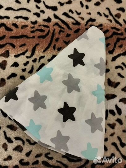 Простынь на резинке на круглый матрас