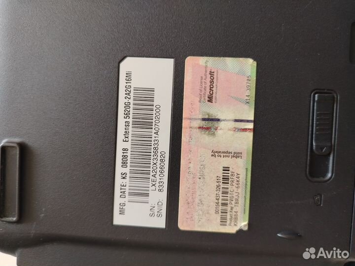 Продам ноутбук acer MS2205 на запчасти