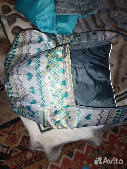 Сиденье мягкое с чехлом для санок nika kids