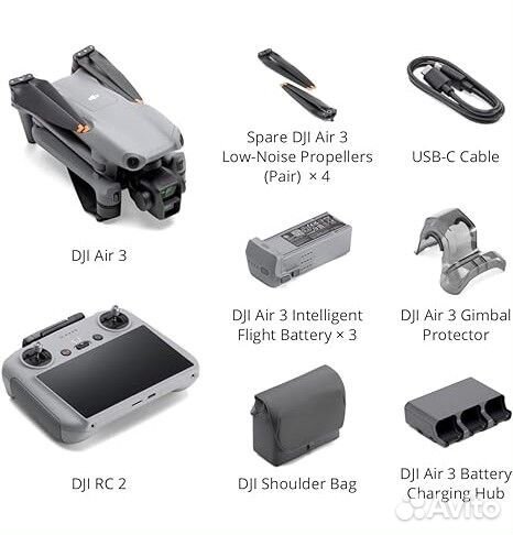 DJI Air 3 Fly More Combo with RC 2