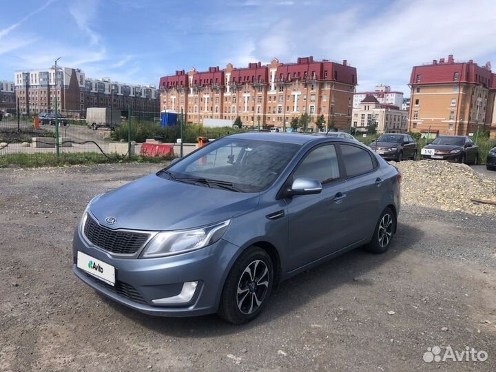 Kia Rio 1.6 AT, 2012, битый, 193 127 км