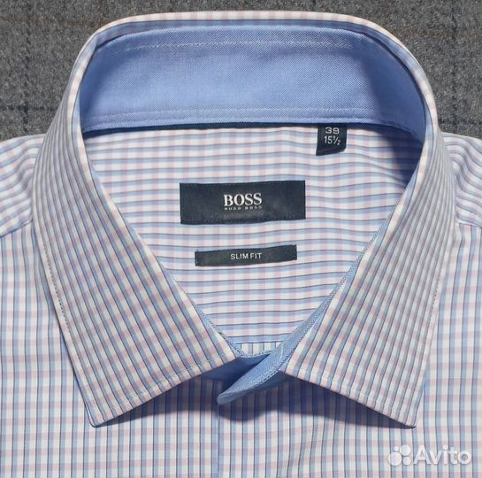 Сорочка Hugo Boss, Slim Fit, вор. 39 (15,5), M