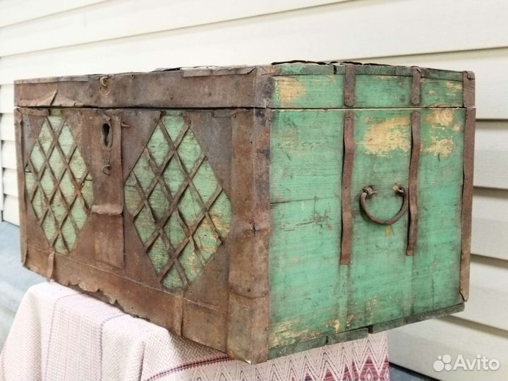 Сундук деревянный старинный Антиквариат