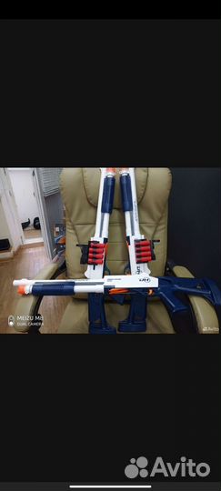 Детский дробовик с мягкими пульками