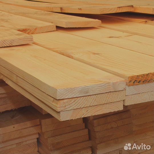 Доски лиственницы 55x140 мм, готовы для любых конструкций