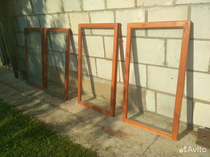 Деревянные окна (11 шт)