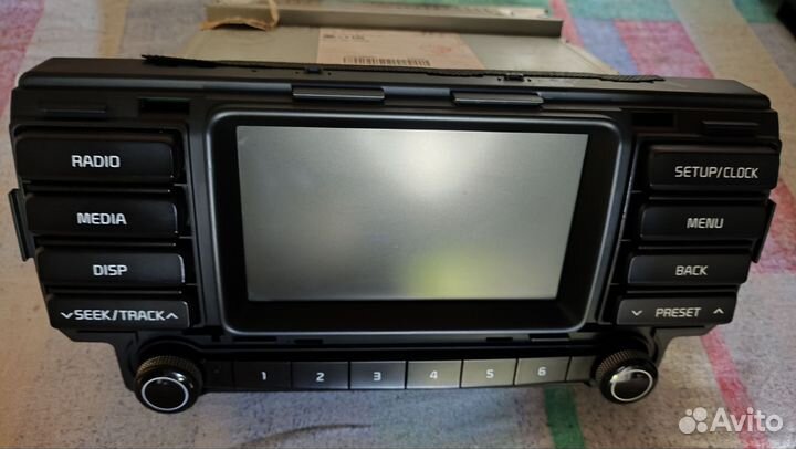 Штатная магнитола с Киа Рио 4