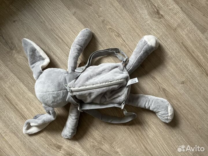 Мягкая игрушка рюкзак заяц