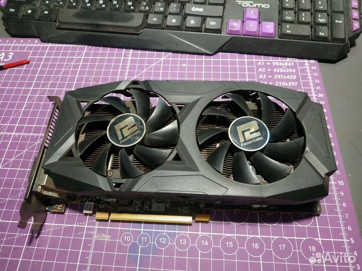 Видеокарта PowerColor Radeon RX 580 Red Dragon 8gb