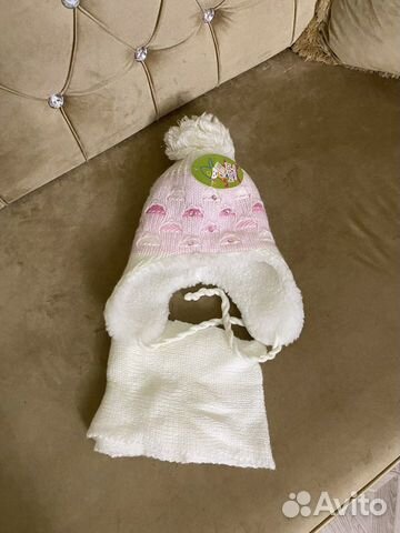 Комплект шапка, шарф