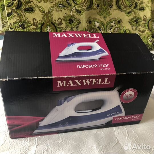 Паровой утюг Maxwell