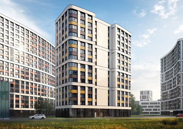 1-к. квартира, 38,4 м², 9/14 эт.